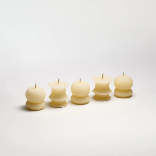 Beeswax Groovy Votive Candles