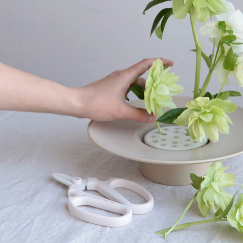 Ceramic Flower Frog Vase — Weidner Hasou & Co