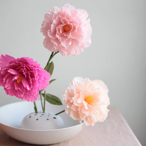 Paper Flower Peony Magenta Pink_Petal