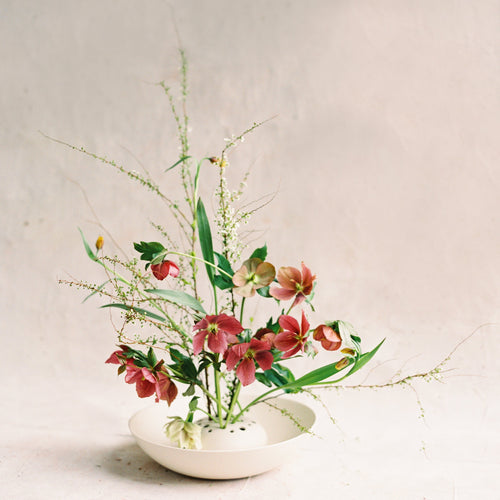 Ceramic Flower Frog Bowl Vase – The Floral Society